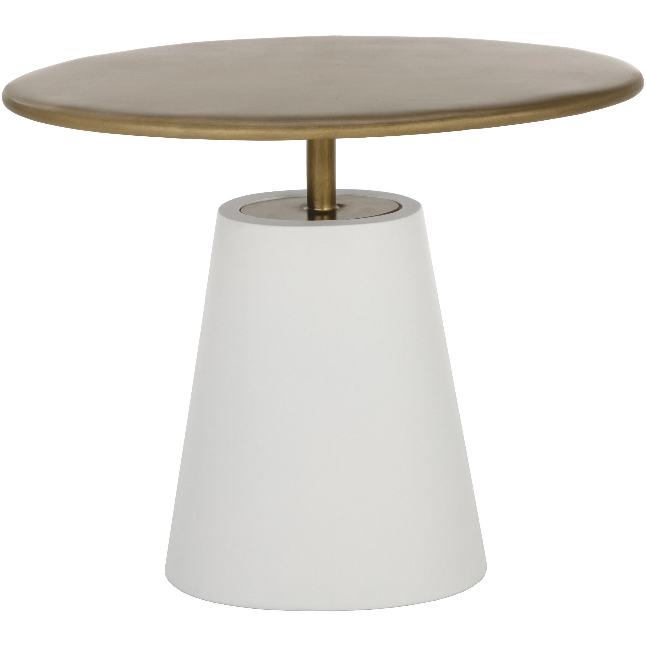 Kadin 22.75 X 19 inch White Outdoor Side Table